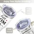 thumbnail image 5 of Mom Mommy Tumbler with Handle and Straw 40 Oz, Birthday Gift for Mother, Momma Christmas Mother Day Gifts From Daughters, Sons, Kids, Coffee Travel Mug, 5 of 7