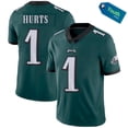 thumbnail image 1 of Eagles Youth Embroidered Rugby Jersey Eagles 11#Brown 1#Hurts 62#Copy Player Name Jersey -WEVALLEY, 1 of 2
