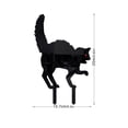 thumbnail image 3 of Carteles de Halloween Inteprter silueta de gato negro decoración para fiestas A, 3 of 6