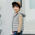 thumbnail image 6 of Kids Boys and GirlsFull Zip Sleeveless Hooded Vest Basic Zipper Tank Tops Sweatshirt with Pockets 2-12T, 6 of 9