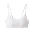 thumbnail image 1 of Gibobby Sujetador de espalda para mujer, ropa interior femenina, sostén de pecho envuelto, tirante de de fondo Sexy, sin tirantes de anillo de(Blanco,XG), 1 of 4