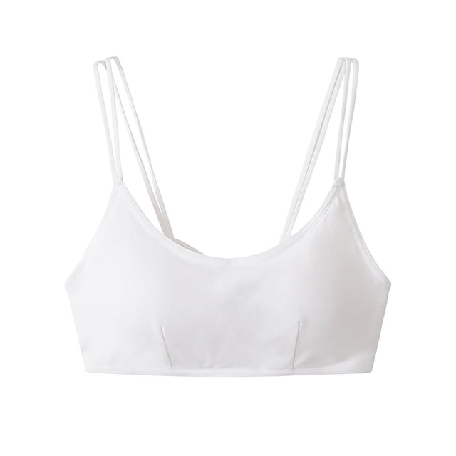 Gibobby Sujetador de espalda para mujer, ropa interior femenina, sostén de pecho envuelto, tirante de de fondo Sexy, sin tirantes de anillo de(Blanco,XG)