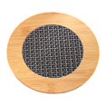 thumbnail image 1 of Almohadilla de aislamiento térmico Posavasos de té Decoración del hogar de madera Tapete de comedor antideslizante Resistente Redondo, 1 of 9