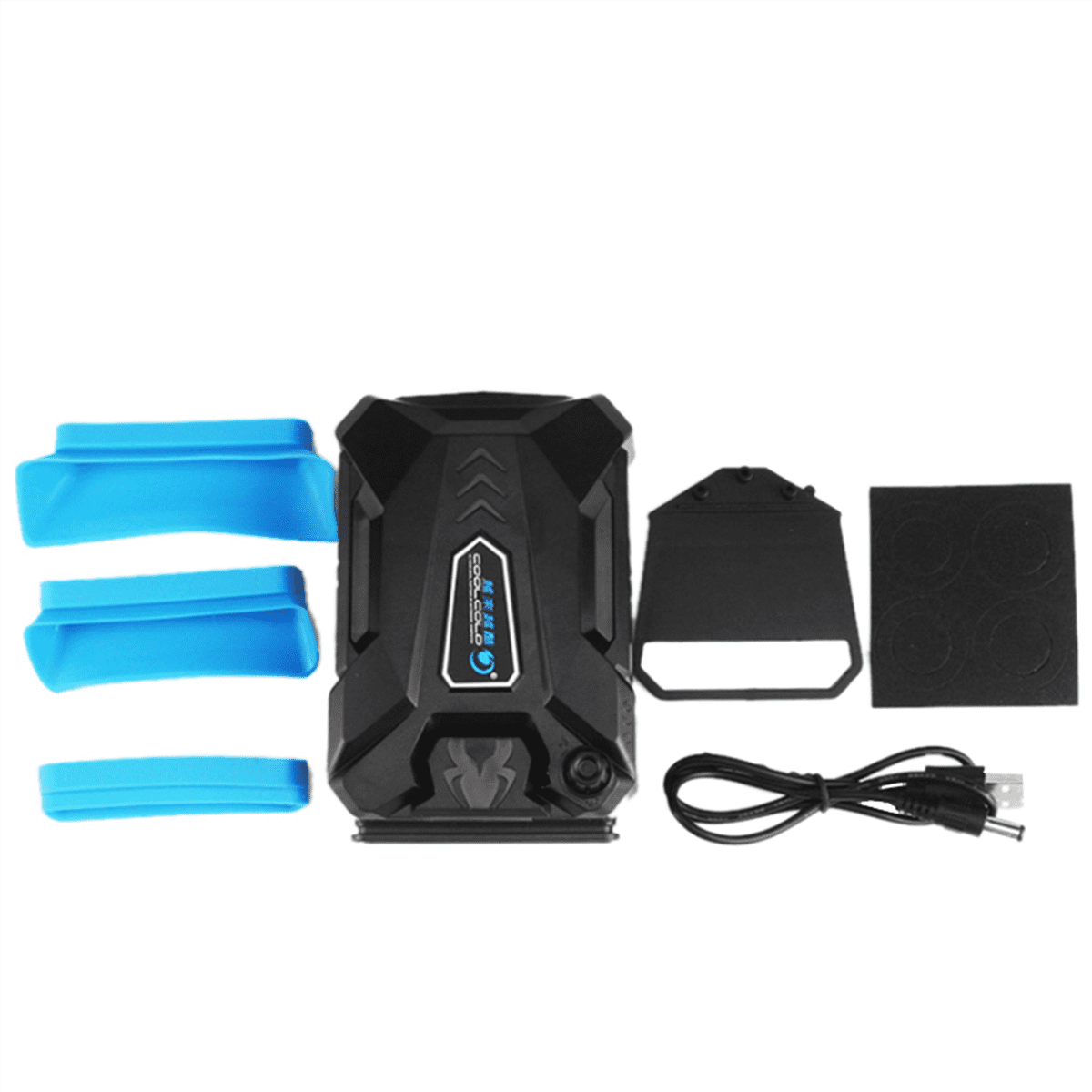 2X Vacuum Portable Laptop Cooler USB Air Cooler External Extracting Cooling Fan Notebook for 15 17 Inch Laptop