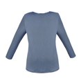 thumbnail image 2 of Playera George para Mujer, Cuello Redondo Rayas Marino Talla G, 2 of 4