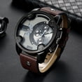 thumbnail image 4 of Relojes para hombre, relojes de cuarzo, calendario, esfera grande, correa, relojes para hombre, 4 of 5