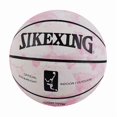 thumbnail image 4 of Logo Personnalisé - Ballon de Basketball en TPU Gravable pour Jeux Extérieurs : Résistant à l'Usure, Conception à Prise Améliorée, Convient à Tous les Âges (Enfants à Adultes), Offert en Tailles 4, 5, 7 -- Option Couleur Rose et Blanc, 4 of 6