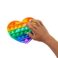thumbnail image 2 of Bulk Rainbow Heart Lotsa Pops Popping Toys 24 Pieces, 2 of 2