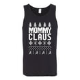 thumbnail image 2 of Mommy Claus Ugly Christmas Sweater Mens Graphic Tank Top, Black, Medium, 2 of 3