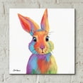 thumbnail image 6 of Epic Art 'Cheery Bunny' by Britt Hallowell, Acrylic Glass Wall Art, 12"x12", 6 of 8