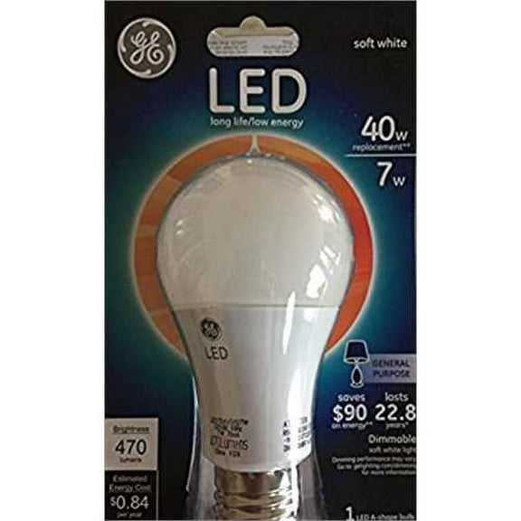 GE LED 7w (40w Replacement) Dimmable Light Bulb led lights led bulbs energy saving light bulbs led lamp