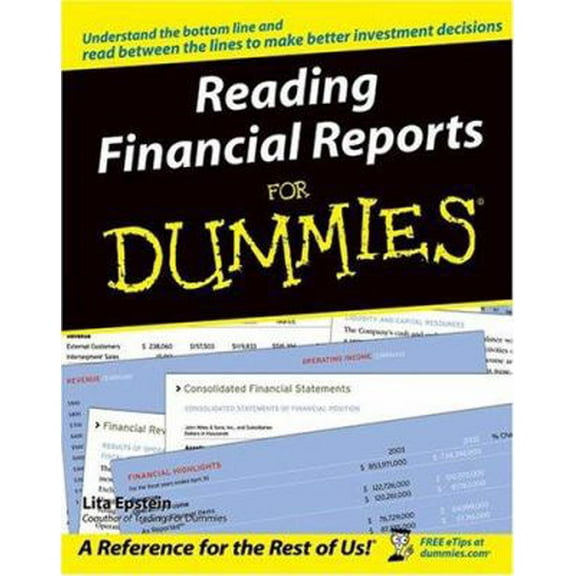 Pre-Owned Reading Financial Reports For Dummies (Paperback) 0764577336 9780764577338