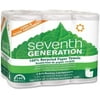 Seventh Generation Toilet Paper Recycled Bath Tissue 4-Pack 100% Recycled Paper 2-ply without Chlorine Bleach, Pack of 10
