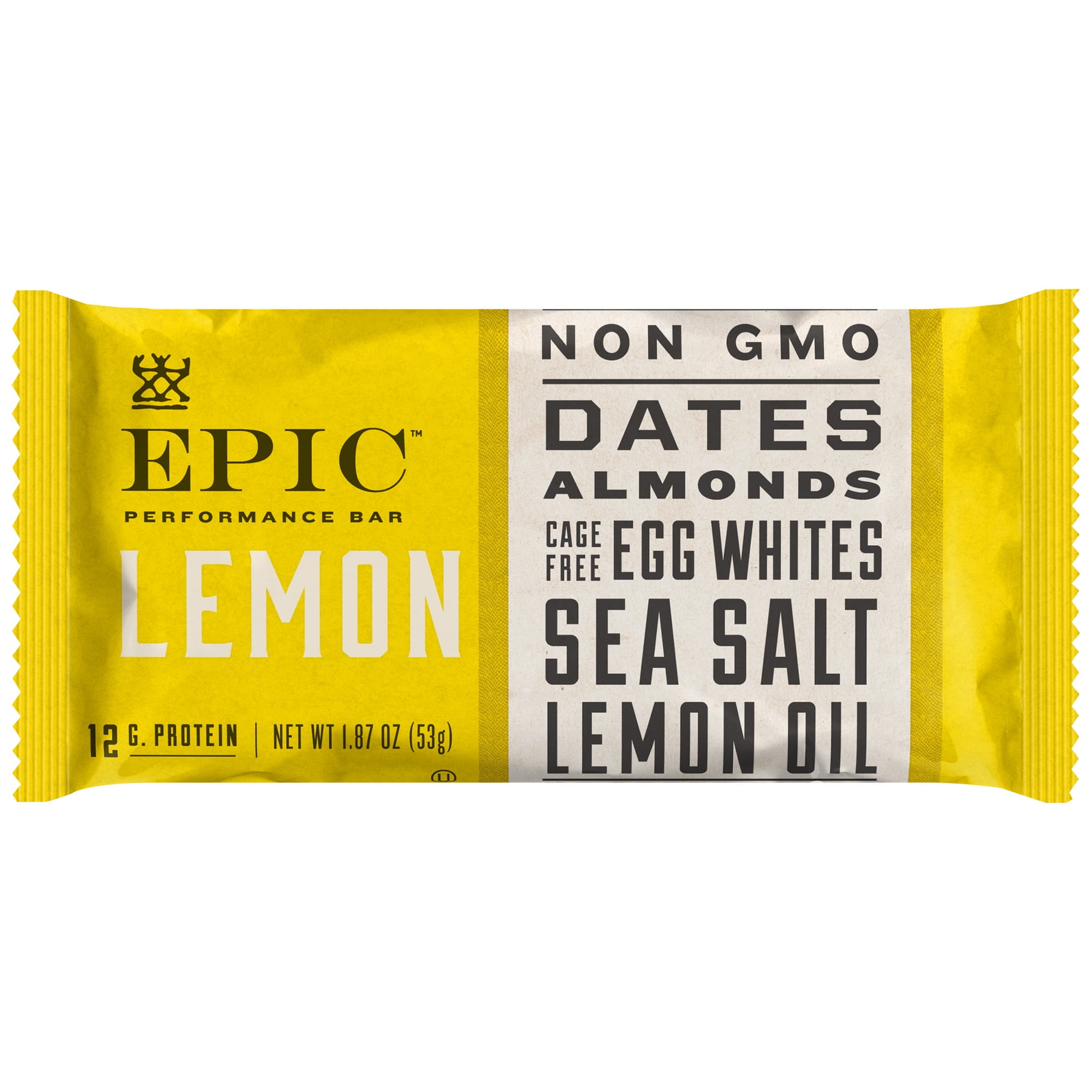 EPIC Performance Protein Bar Lemon, 1.87oz bar