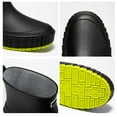 thumbnail image 6 of Women Men Short Rain Boots Lightweight Waterproof Garden Boots with Comfy Insoles Outdoor Anti-Slip Chelsea Rain Boots Stylish Mid Heel Rubber Ankle Booties, 6 of 6