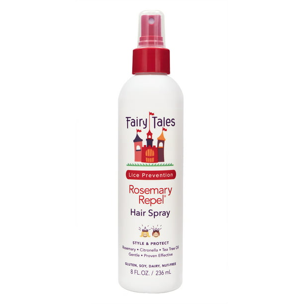 Fairy Tales Rosemary Repel Lice Prevention Kids Hair Spray, 8 fl oz. -  