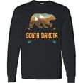 thumbnail image 3 of Inktastic South Dakota Vacation Bear Silhouette Long Sleeve T-Shirt, 3 of 5