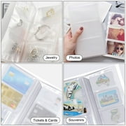 50pcs Jewelry Storage Bag, TSV Transparent Jewelry Storage Book, Travel Jewelry Organizer, Earring Book, Ring Holder