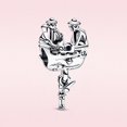 thumbnail image 1 of Disney-abalorio de plata de ley 925 para mujer, dije con forma de corazón, Bella, compatible con pulsera pandora original, joyería, regalo de amor, 1 of 4