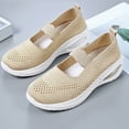 thumbnail image 5 of Willtoo Orthopedic Dress Shoes for Women Arch Support Non Slip Slip on Work Shoes Wide Knitted Mesh Stretch Server Shoes Soft 2026 New Foam Shoes, 5 of 6