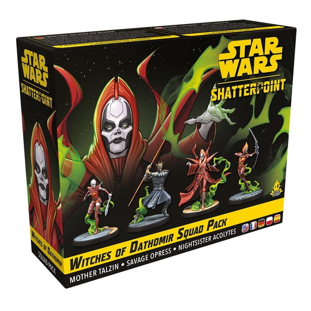 Atomic Mass Games Star Wars Shatterpoint Witches of Dathomir Squad Pack - Juego de estrategia en miniatura de mesa para niños y adultos mayores de 14 años 2 jugadores 90 minutos de tiempo de juego