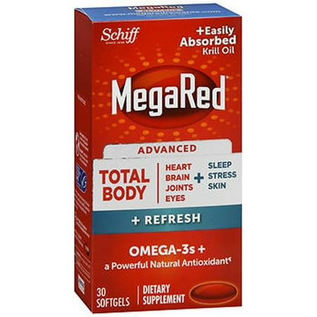 MegaRed Advanced Total Body Refresh Omega - 800mg 30 Ea