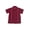 Burgundy, variant on Boys Junior Kids Youth Guayabera Cuban Short Sleeve Collared Embroidered 4 Pocket Cotton Shirt 2017-KS - Beige - 6