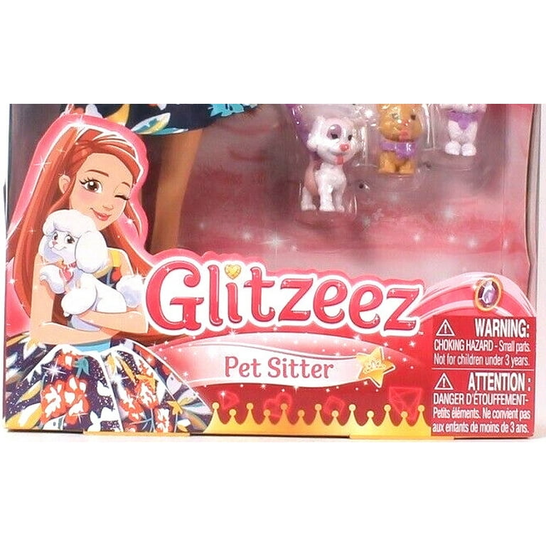 Zuru Glitzeez Pet Sitter 10.5 Inch Doll With 3 Puppies