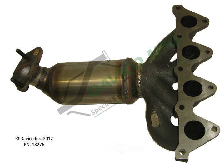 Davico Mfg Catalytic Converter P/N:18276 Fits select: 2006-2011 HYUNDAI ACCENT, 2006-2010 KIA RIO