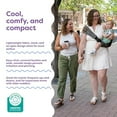 thumbnail image 4 of Boppy ComfyHold Cross-Body Hip Baby Carrier - Light, Compact, and Breathable with Wide Comfy Seat and Snug No-Slip Fit, Baby Safety Alliance Verified, 4 of 4
