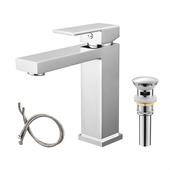 Legion Furniture ZY2416-C 1.5 GPM Brass UPC Faucet, Drain-Chrome