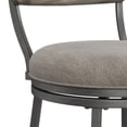 thumbnail image 5 of Hillsdale Furniture Garren Metal Counter Height Swivel Stool, Rubbed Pewter, 5 of 16