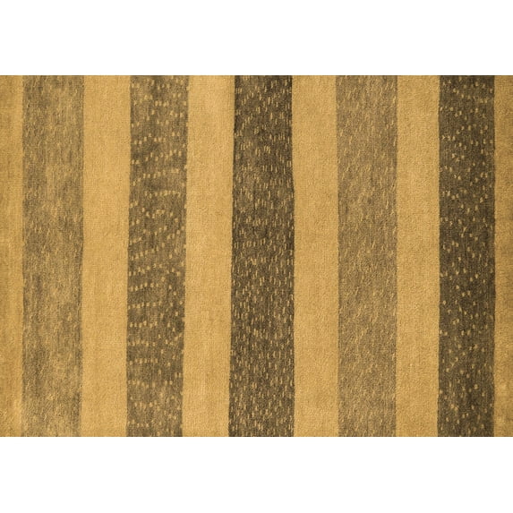 Ahgly Company Indoor Rectangle Oriental Brown Modern Area Rugs, 2' x 5'