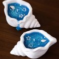 thumbnail image 3 of Ocean Theme Conch Shell Aromatherapy Scented Candle for Mother's Day Gifts - Perfect Present for Home Decor and Relaxation, in Azure Blue, 3 of 4