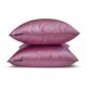 thumbnail image 3 of Fundas de almohada decorativas HomeCentric en morado claro (paquete de 2), 50 x 50 cm (20 x 20 pulgadas), fundas de cojín de satén liso para sofá, estilo moderno liso - Satén flameado morado claro, 3 of 8