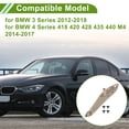 thumbnail image 3 of Cubierta de recorte de manija de puerta del lado del pasajero trasero derecho para BMW Serie 3 316 318 320 328 330 335 340 M3 2012-2018 No.51427281470 Beige ABS 1 Pc, 3 of 6