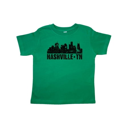 

Inktastic Nashville Skyline Grunge Gift Toddler Boy or Toddler Girl T-Shirt