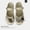 Bone White, variant on Ballet-style non-slip sandals, EVA perforated thick-soled slippers for women, summer ballet perforated shoes, fashionable, comfortable, and versatile