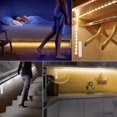 thumbnail image 3 of LED strip light  Waterproof LED Rope Lights Automatic Sensor Strip Lights for Bedroom Battery Operated Power Saving Auto-Turns On And Off Lights for Kitchen Room，White Lights 1m, 3 of 5