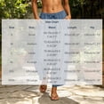 thumbnail image 2 of Lenpel Wide Leg Pants for Women Loose Drawstring Low Rise Palazzo Harem Pants Comfy Lounge Trousers with Pockets, 2 of 7