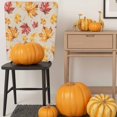 thumbnail image 5 of Thanksgiving Chair Covers Set of 6 Fall Yellow Maple Leaf Linen Texture Chair Back Covers Stretch Removable Washable Slipcovers Protector for Dining Room Kitchen Party Decor, 5 of 5