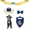 thumbnail image 3 of Bienvenido mascota perro bandera Banner pastel insertar sombrero de cumpleaños, 3 of 5