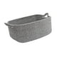 thumbnail image 4 of Cesta de almacenamiento, cesta para cambiar pañales, organizador de refrigerios y artículos diversos, cesta para la ropa gris, 4 of 9
