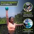 thumbnail image 4 of Pelota de ejercicio con peso ProsourceFit 2 lb color aqua para pilates y tonificación, 4 of 5