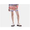 thumbnail image 2 of Crochet Shorts Coverup Women's Size Medium Stripe Multi Color, 2 of 4