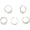 Silver5, variant on Silver Chunky Stack Knuckle Rings for Women,Y2k Irregular Open Finger Rings Pack,Fashion Simple Gold Statement Ring Punk Jewelry Accessories