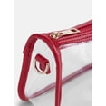 thumbnail image 4 of No Boundaries Women's Game Day Clear Mini Shoulder Bag, Red, 4 of 5