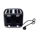 thumbnail image 1 of 4 Slice Bread Toaster Multifunction Customizable Toast Shade Stainless Steel Toaster Breakfast Sandwich Maker EU Plug 220V, 1 of 16