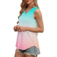 thumbnail image 6 of Womens Plus Size Tank Tops, Sleeveless Shirts for Women Summer Fashion Loose Fit Ombre Tie Dye Crewneck Tees, 6 of 6
