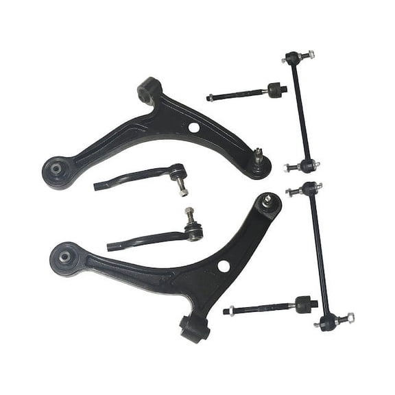 Front Suspension Kit (Control Arms with Ball Joints, Tie Rods and Sway Bar Links) - 8 Piece Kit - Compatible with 2001 - 2005 Acura MDX 2002 2003 2004